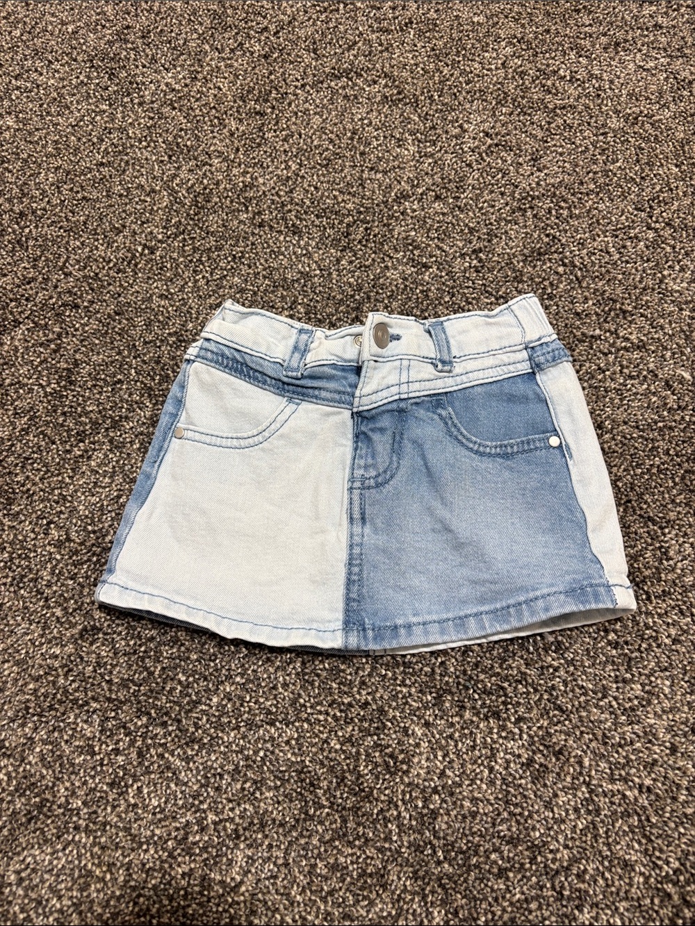 2T denim skort
